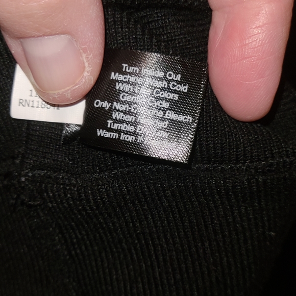 Lane Bryant sweater jacket plus size black - Picture 6 of 7